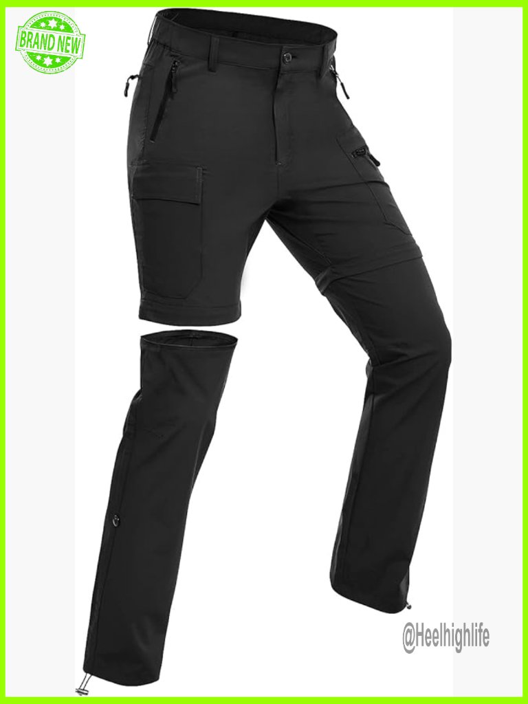 Women's Convertible Zip-Off Quick-Dry Hiking Pants With 5 Pockets